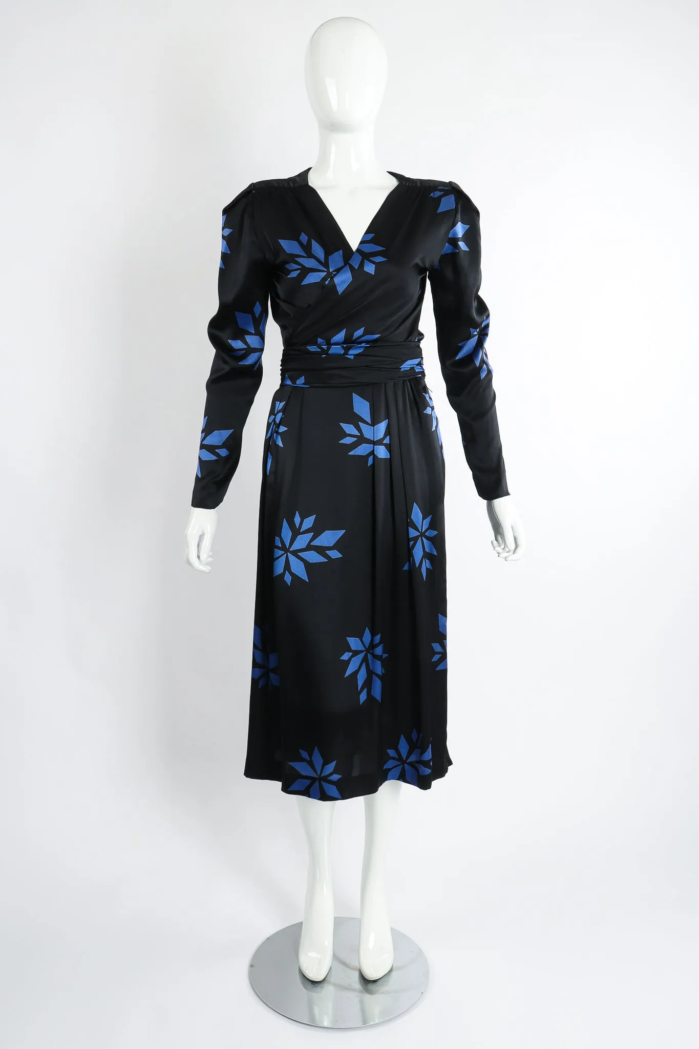 Geo Wrap Top & Skirt Set