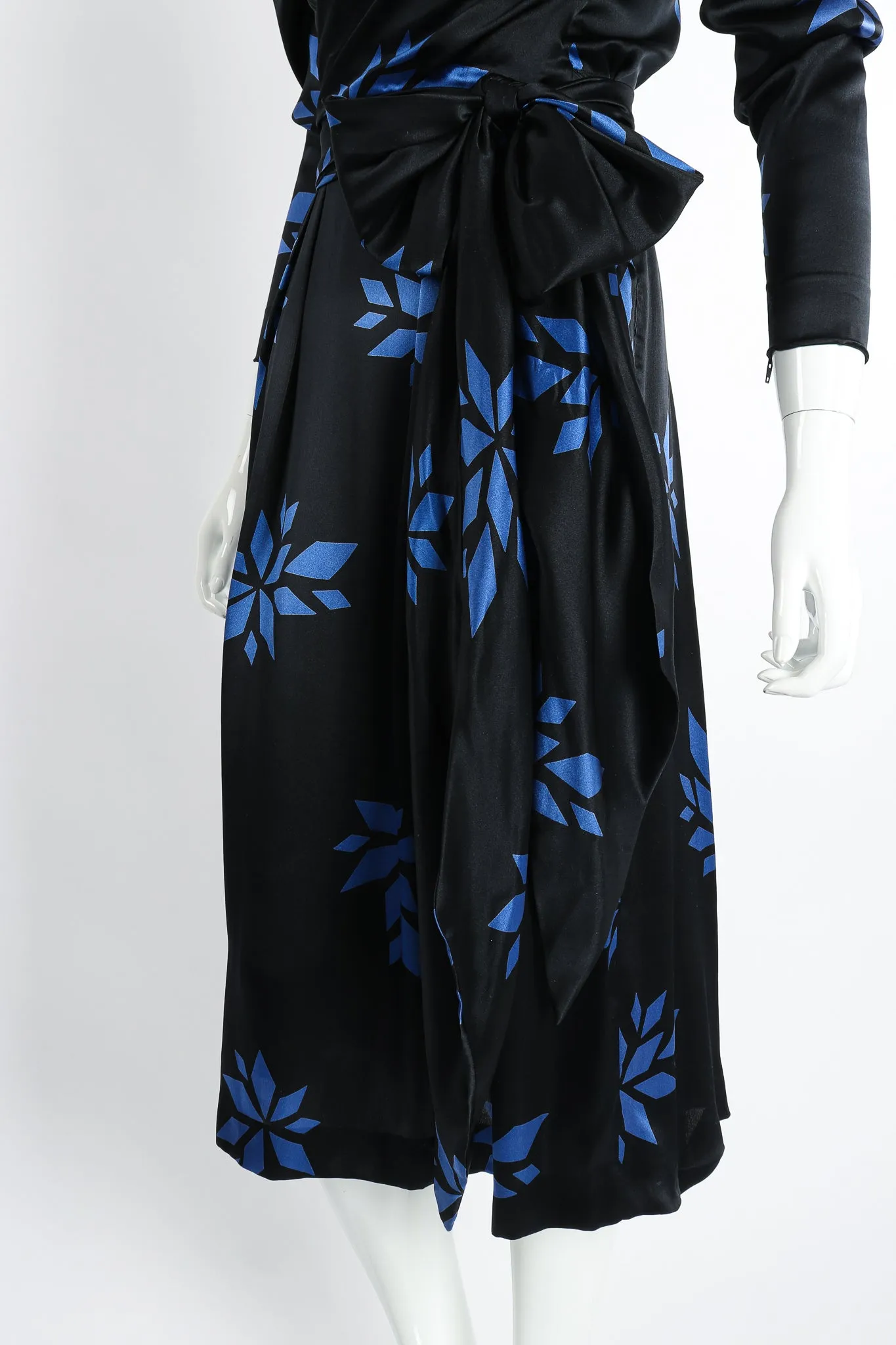 Geo Wrap Top & Skirt Set