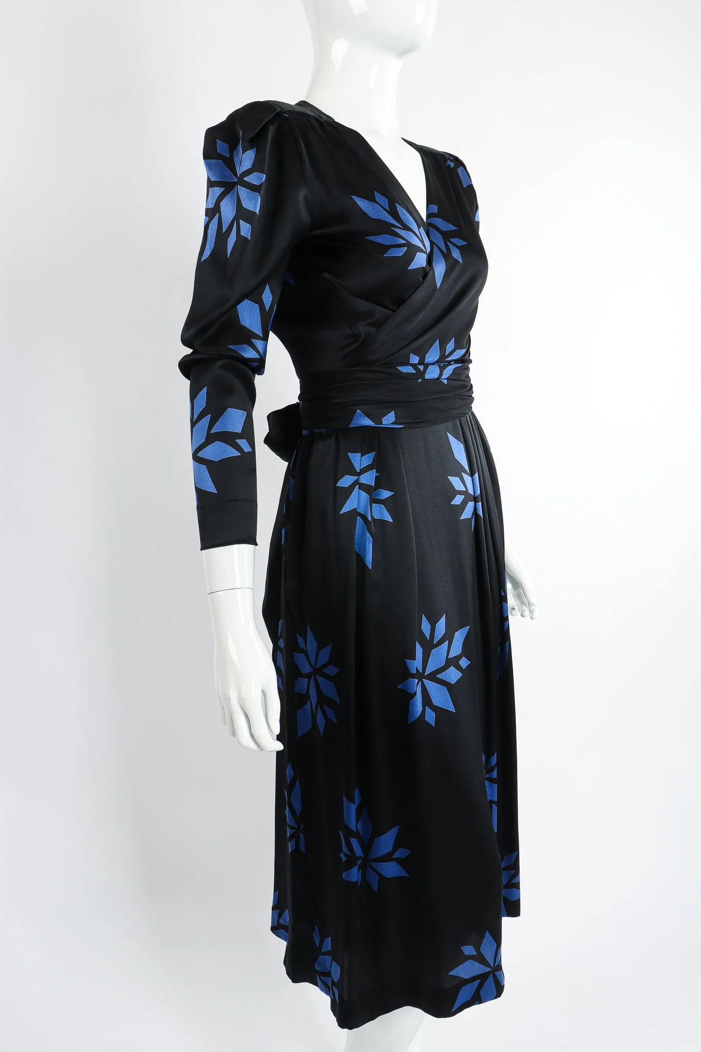 Geo Wrap Top & Skirt Set