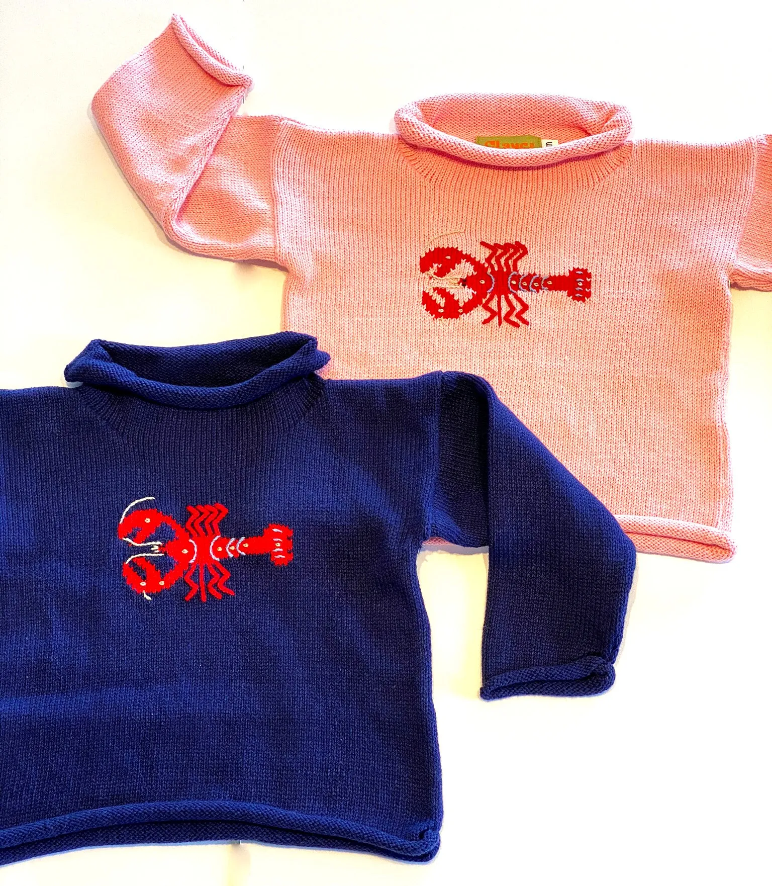 Girls Sweater | Lobster Intarsia