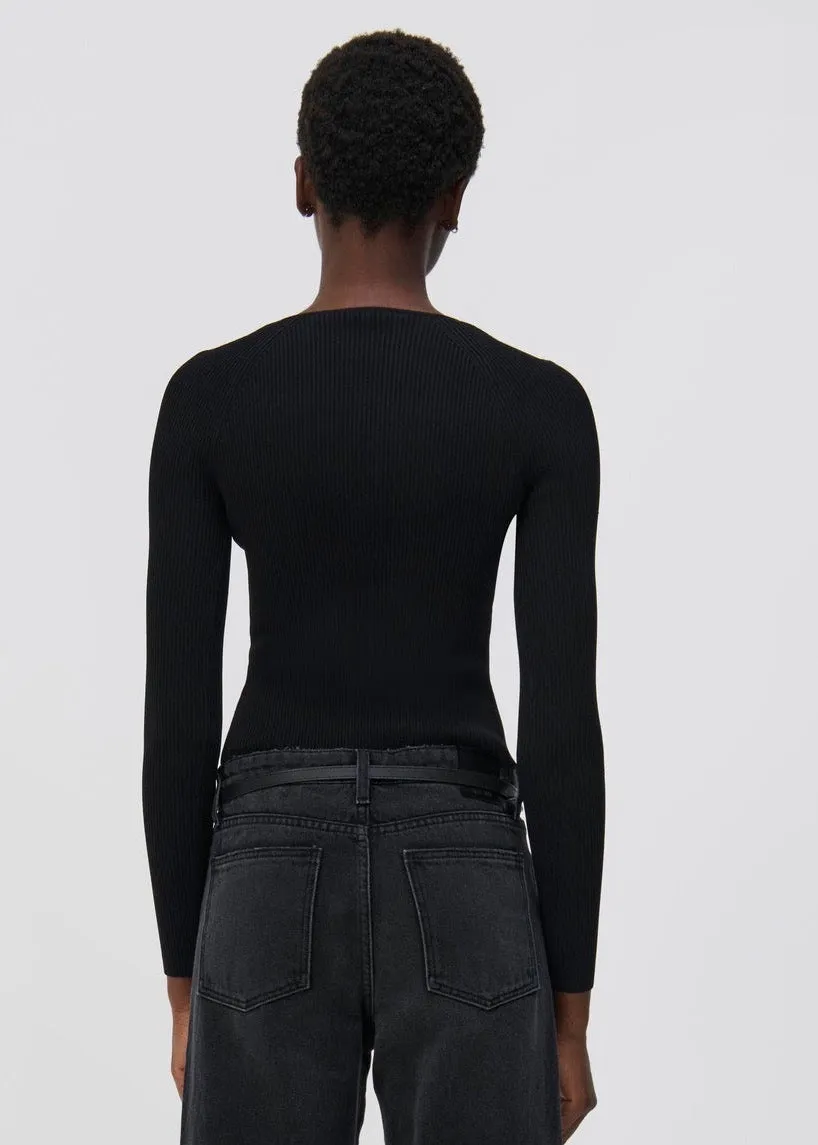 Giuliana Sweetheart Top (Black)