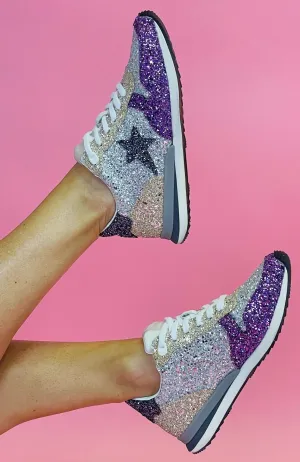 Glitter Multi Color Runner