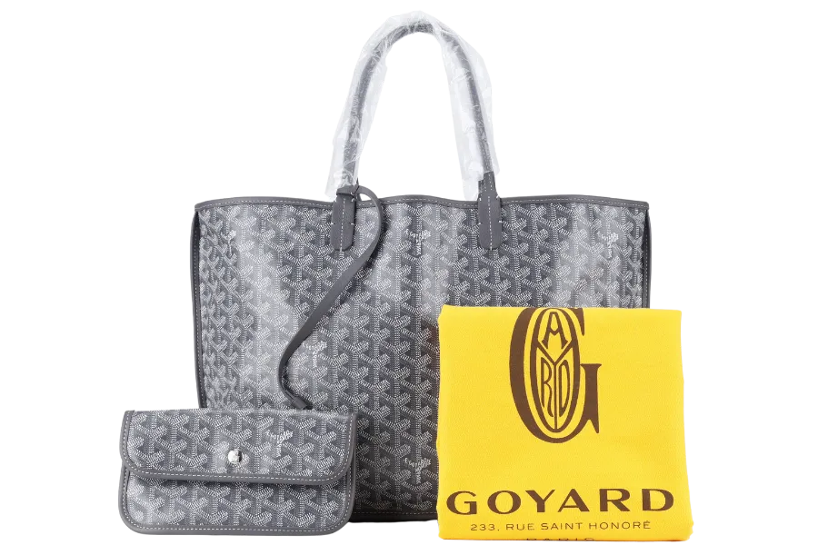 GOYARD ANJOU PM BAG GREY COLOR WITH DUST COVER