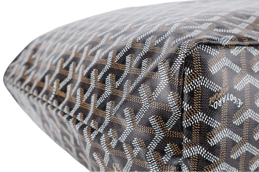 GOYARD SAINT LOUIS PM BAG BLACK COLOR WITH DUST COVER