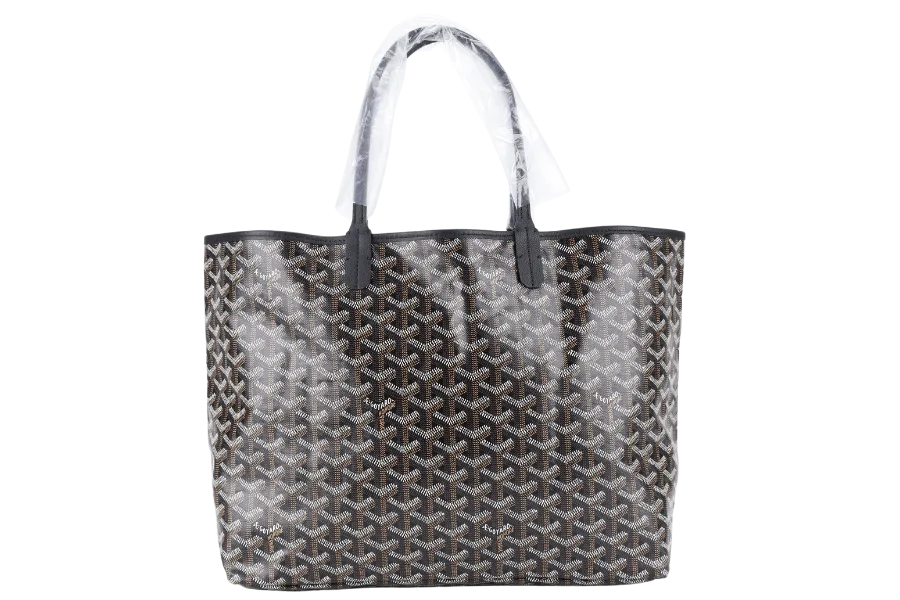 GOYARD SAINT LOUIS PM BAG BLACK COLOR WITH DUST COVER