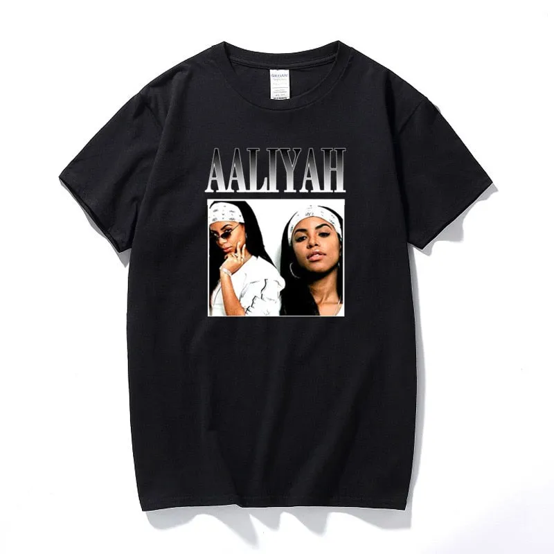 Graphic Tees Aaliyah T Shirts Unisex Top Cotton