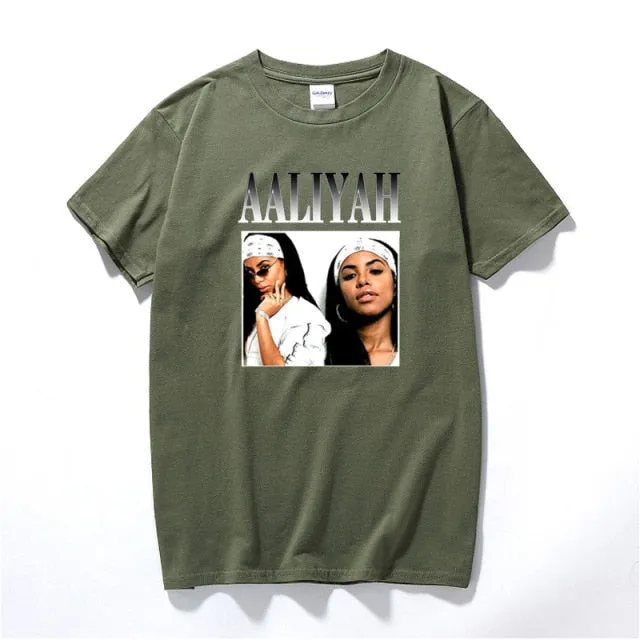 Graphic Tees Aaliyah T Shirts Unisex Top Cotton