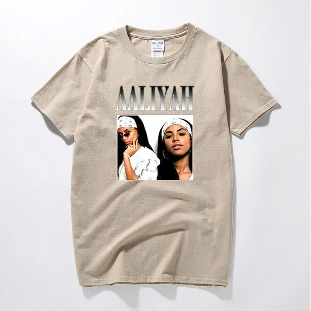 Graphic Tees Aaliyah T Shirts Unisex Top Cotton