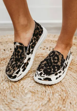 Gypsy Jazz Slip On Leopard Sneakers