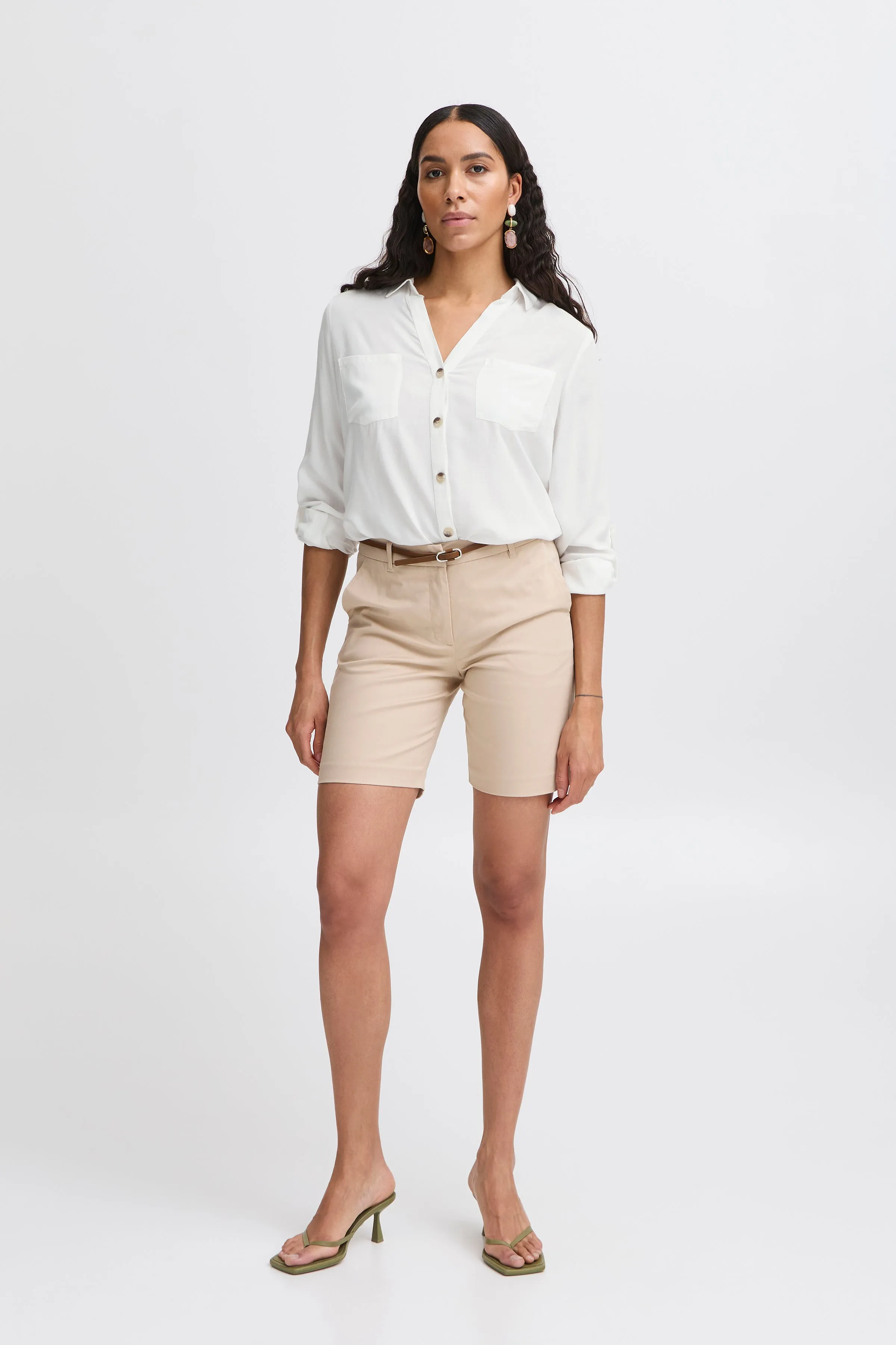 Hali Long Sleeve Shirt | Marshmallow