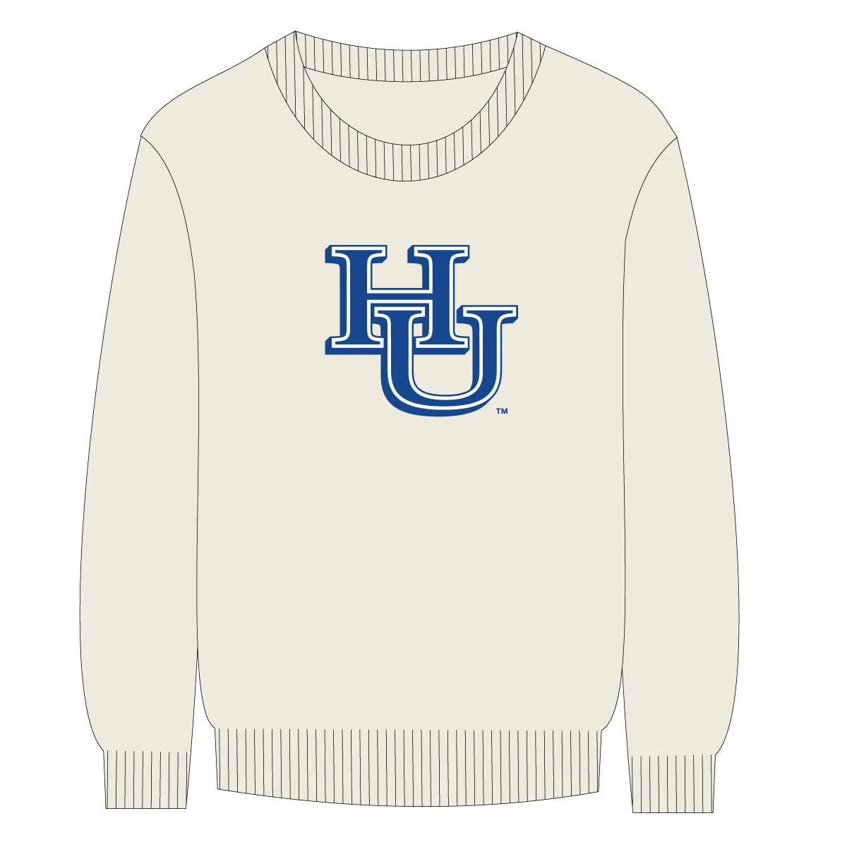 HAMPTON U | PEARLED IVORY Sweater
