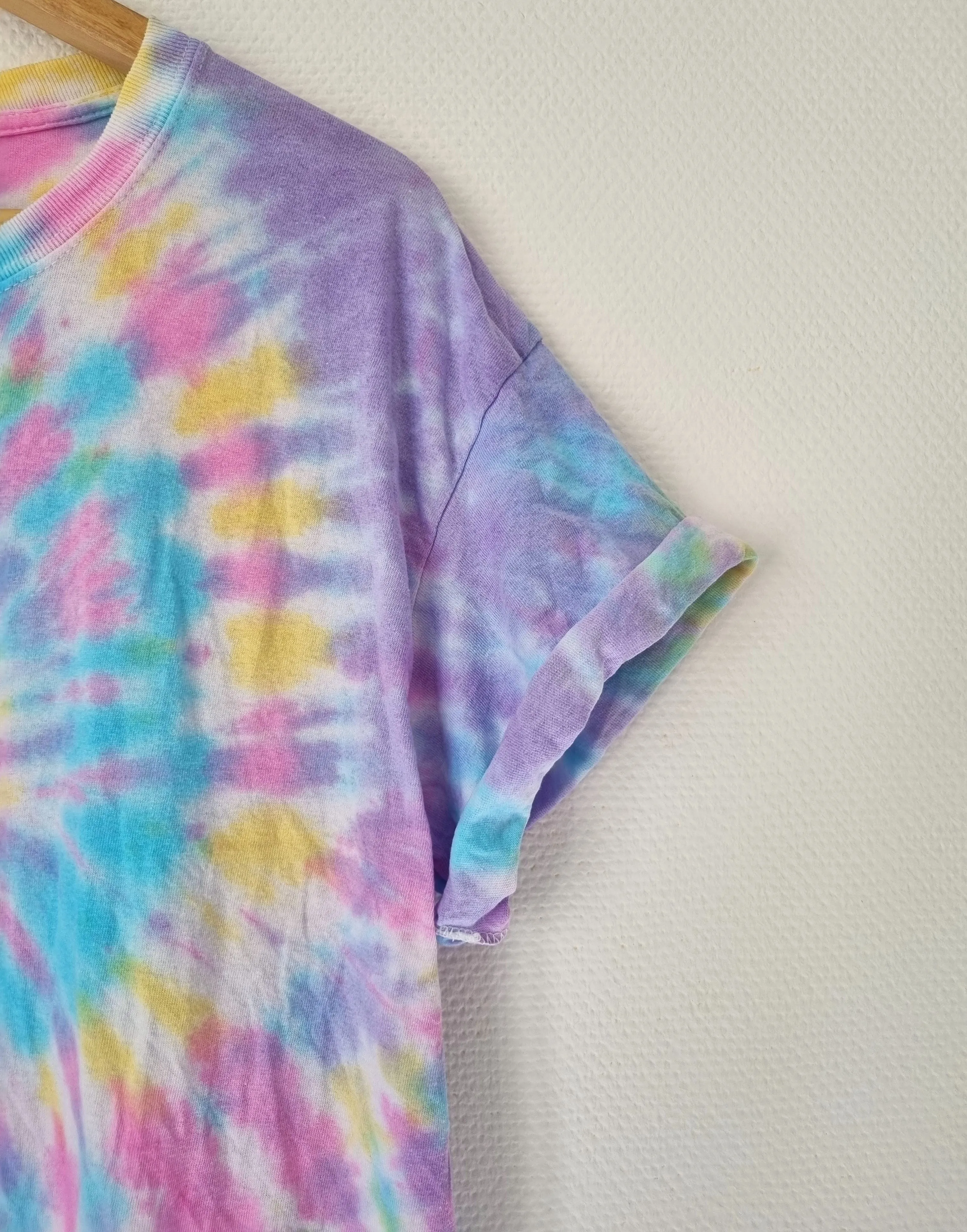 Hand Designed Pastel Tie-Dye Shirt