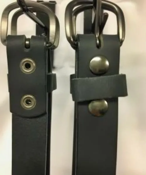 Handmade Men's Solid Leather Belts - 1 1/2 Inch, Sizes 50-58