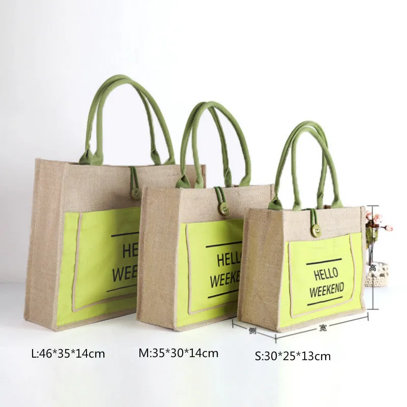 Hello Weekend ! Jute bags