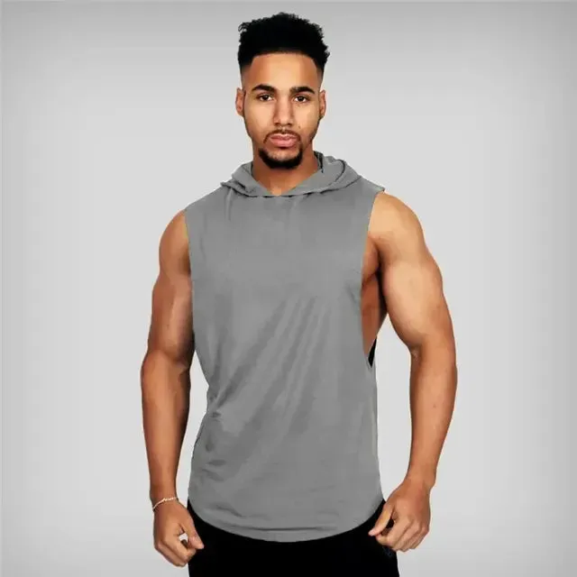 Herren Lockeren Baumwoll-Muskel-Tanktop