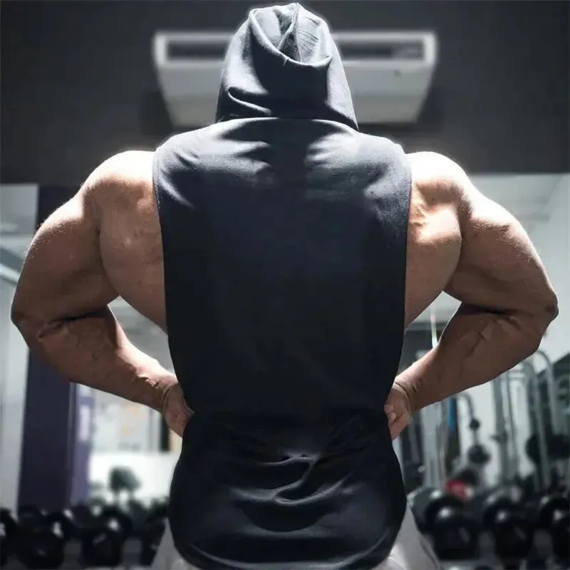 Herren Lockeren Baumwoll-Muskel-Tanktop