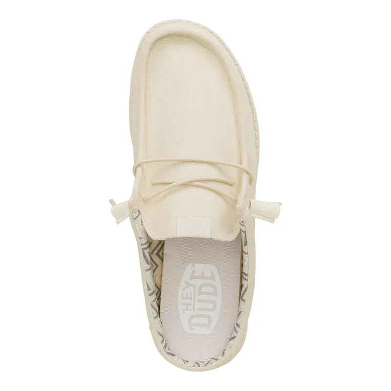 HEY DUDE- MEN'S WALLY SLIP STRETCH CANVAS MULE