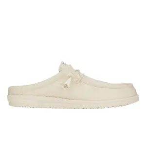 HEY DUDE- MEN'S WALLY SLIP STRETCH CANVAS MULE