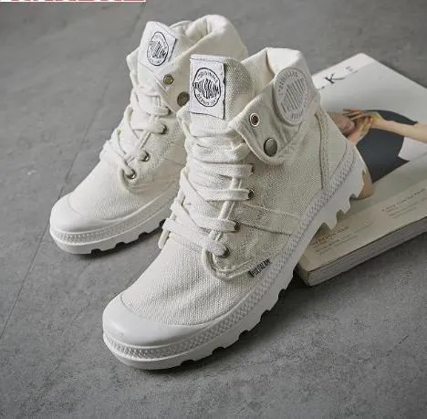 High Top Canvas Sneakers