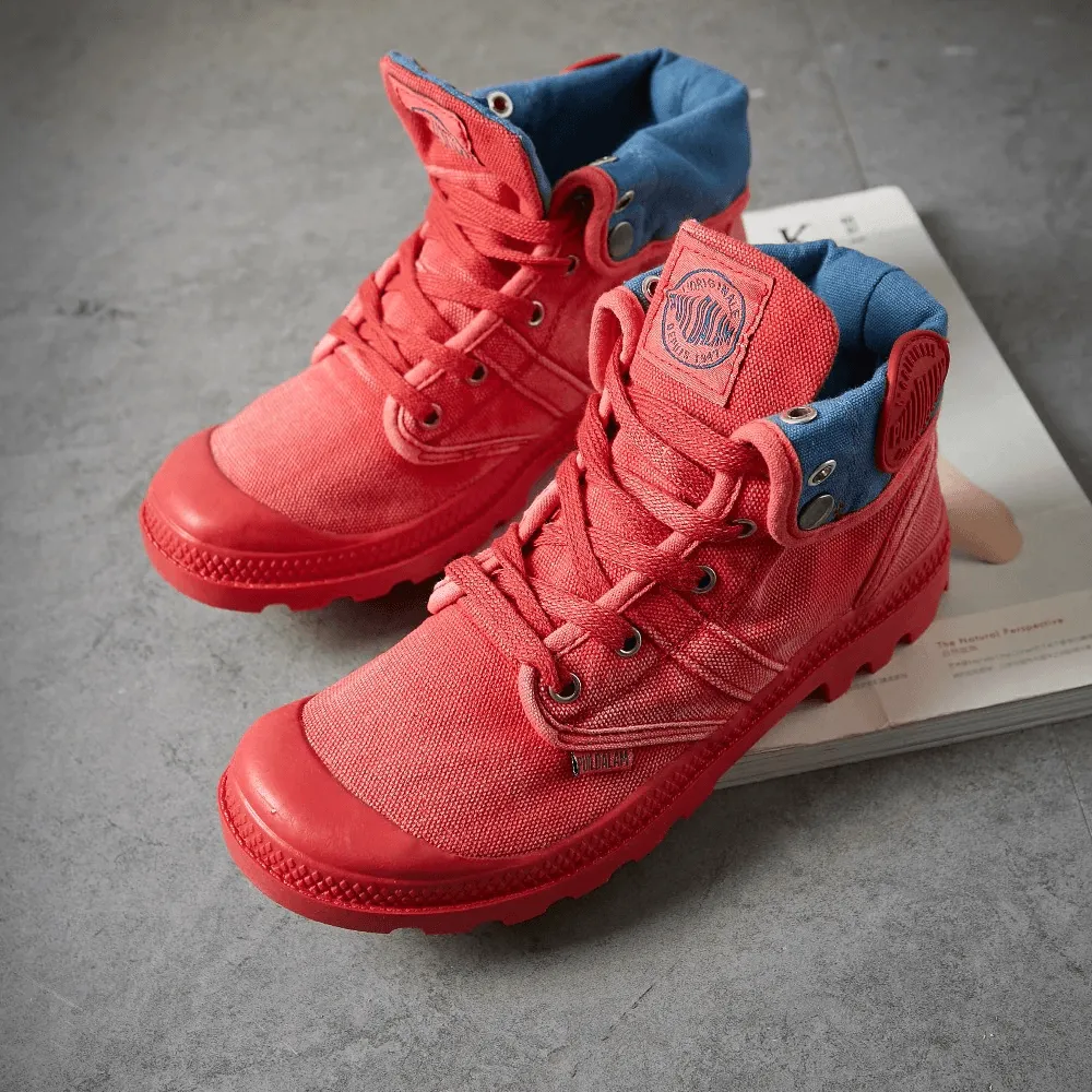 High Top Canvas Sneakers