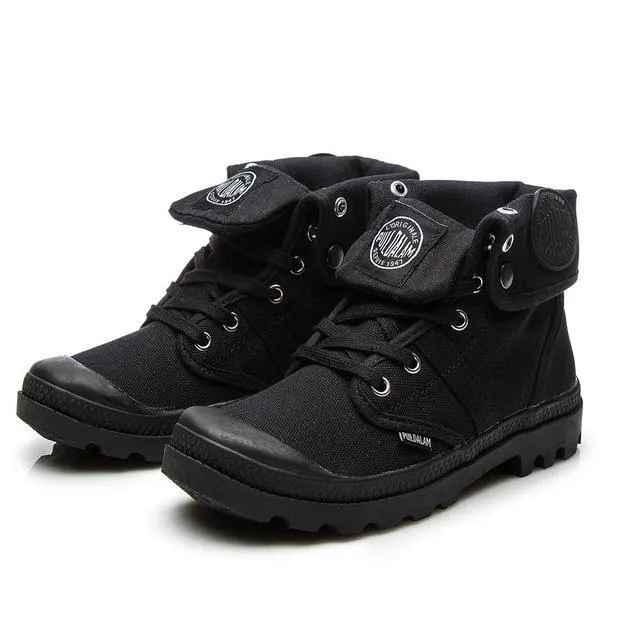 High Top Canvas Sneakers