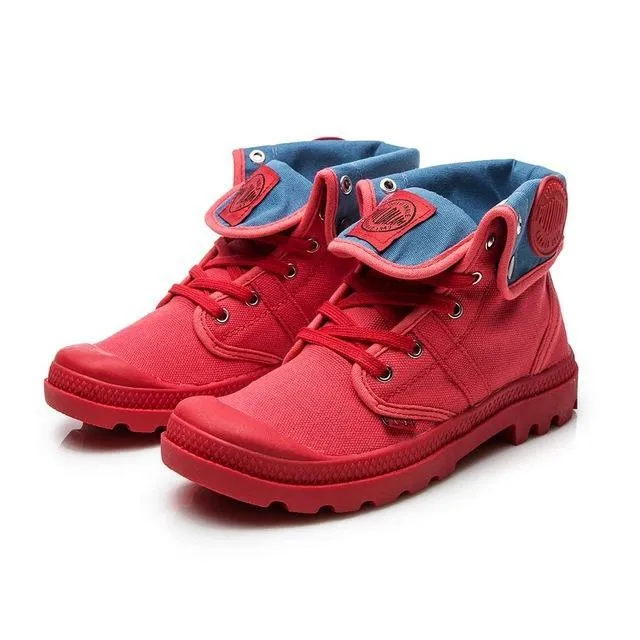 High Top Canvas Sneakers