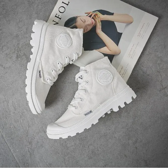 High Top Canvas Sneakers