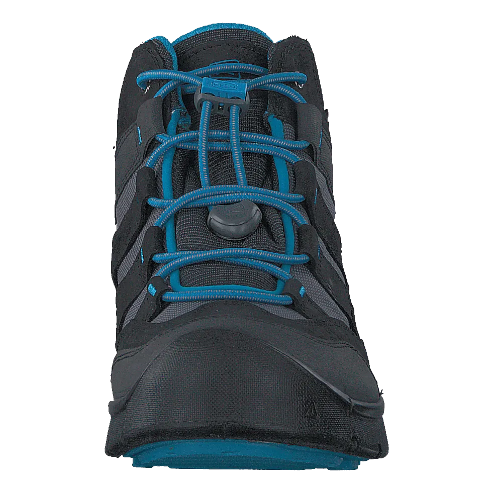 Hikeport Mid Wp Youth Black /Blue Jewel