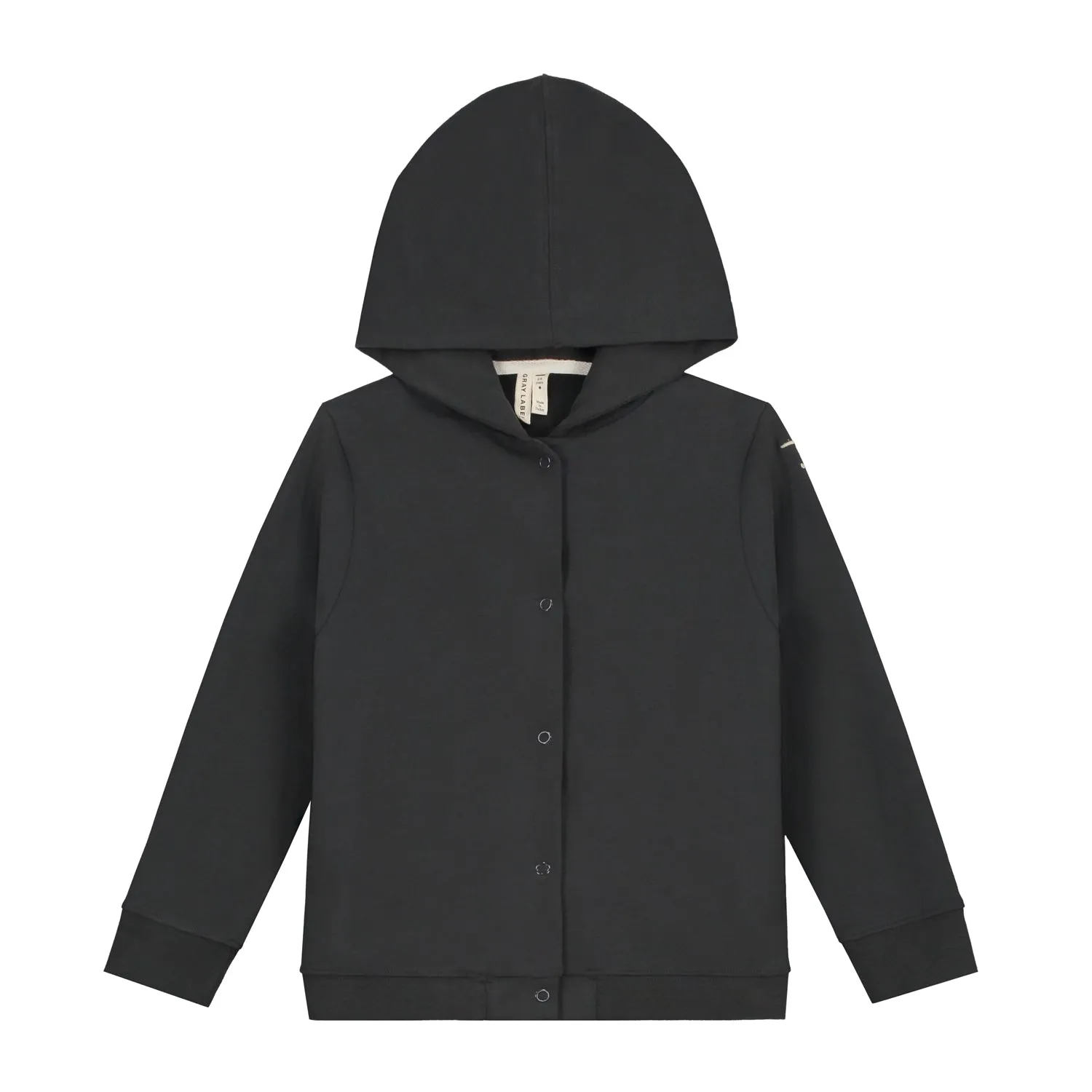 Hooded Cardigan - Nearly Black