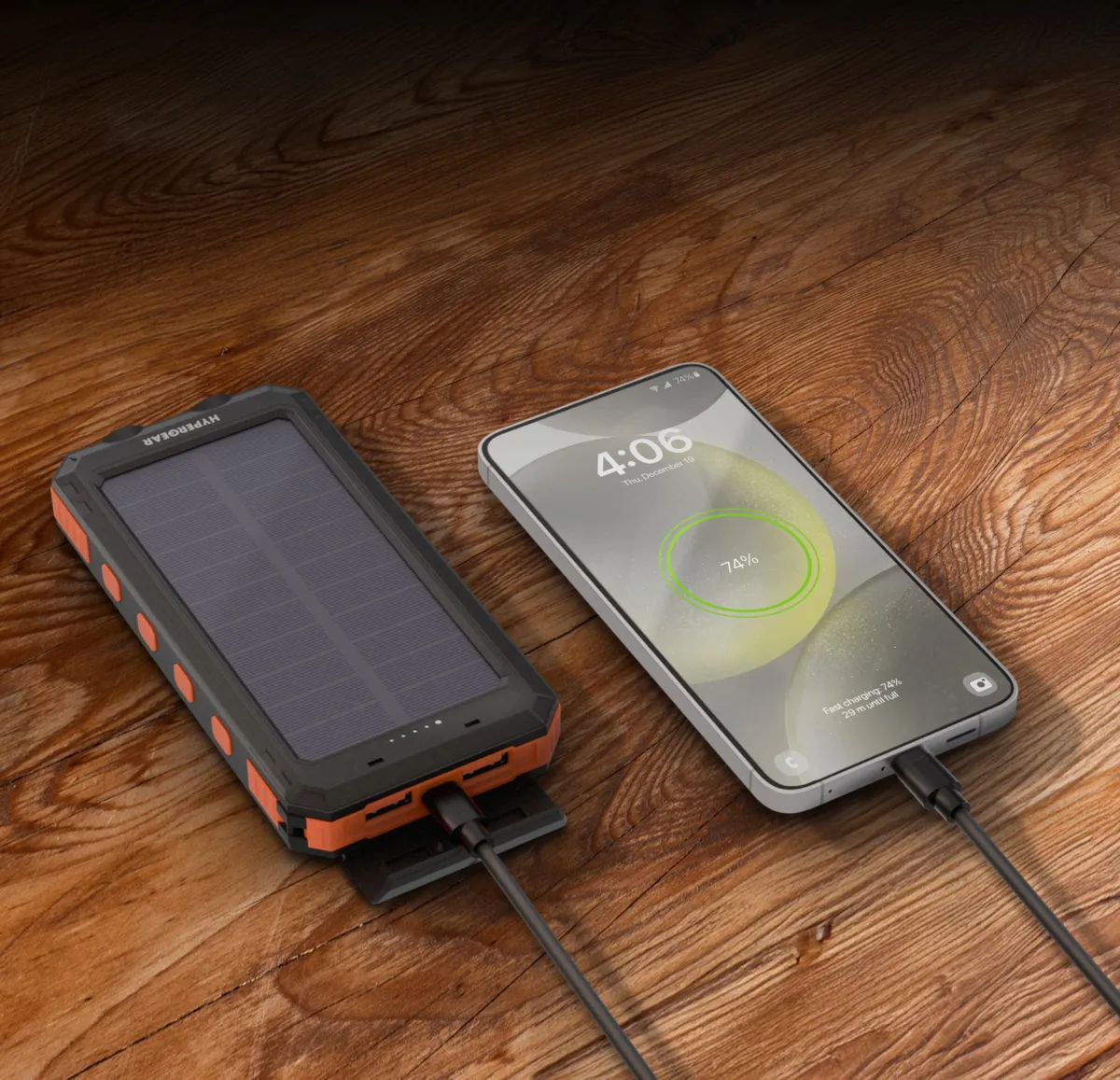 Hypergear 10000mAh SolPro 20W Solar Rugged IPX5 Power Bank w/ Compass   Flashlight