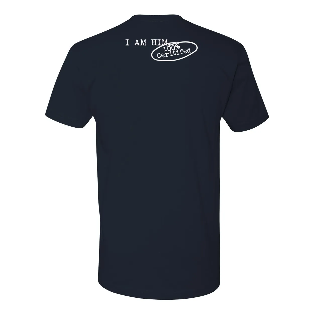 'I AM A MAN' - Casual Men's Tee - Black / Navy