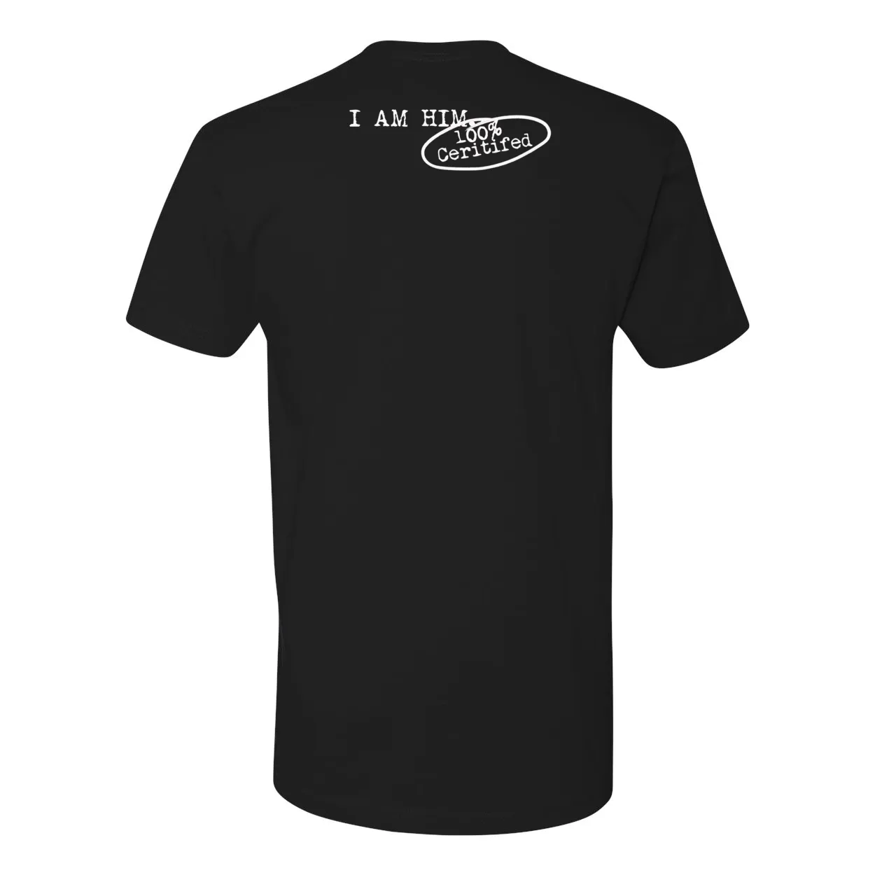 'I AM A MAN' - Casual Men's Tee - Black / Navy