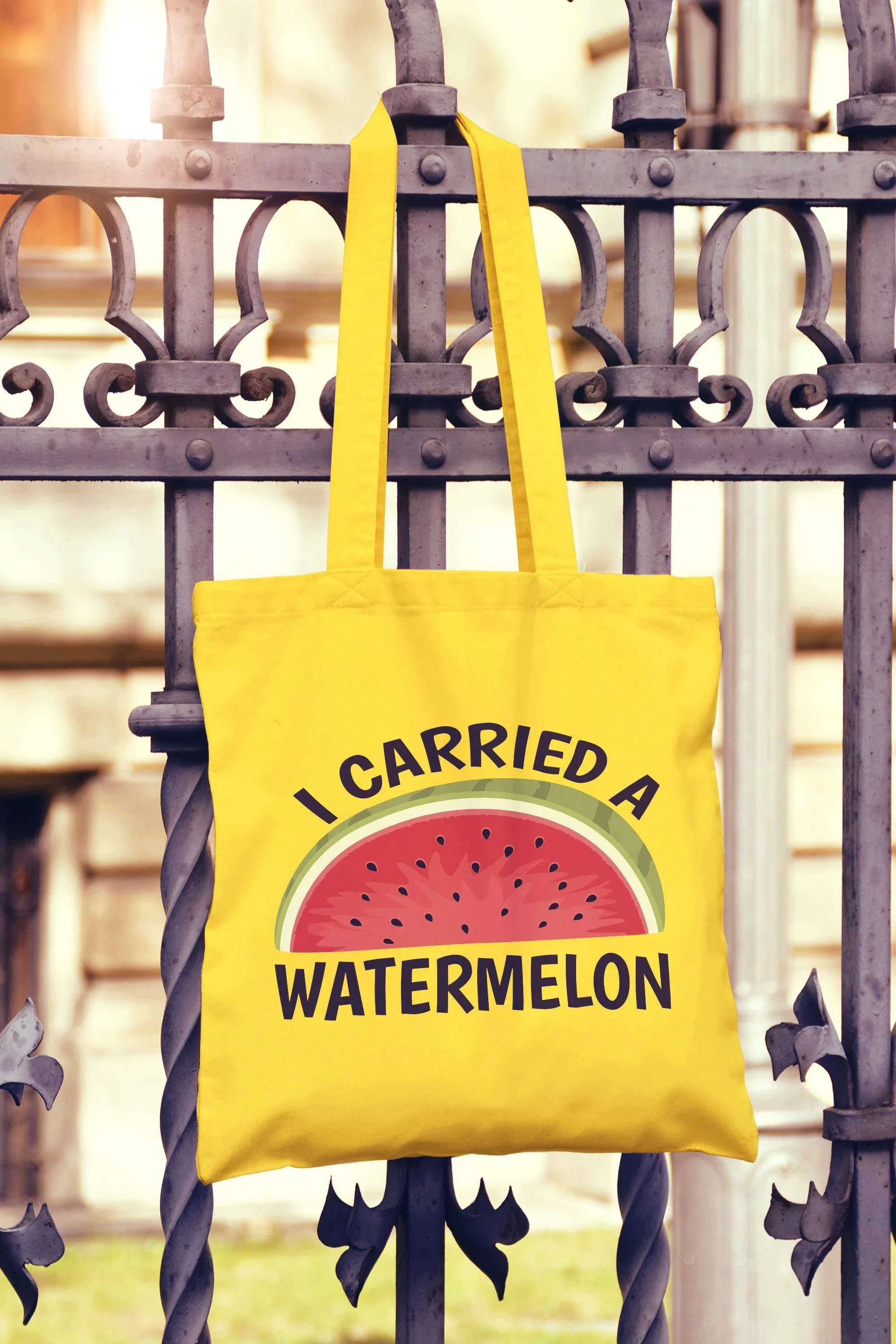I Carried A Watermelon Tote Bag