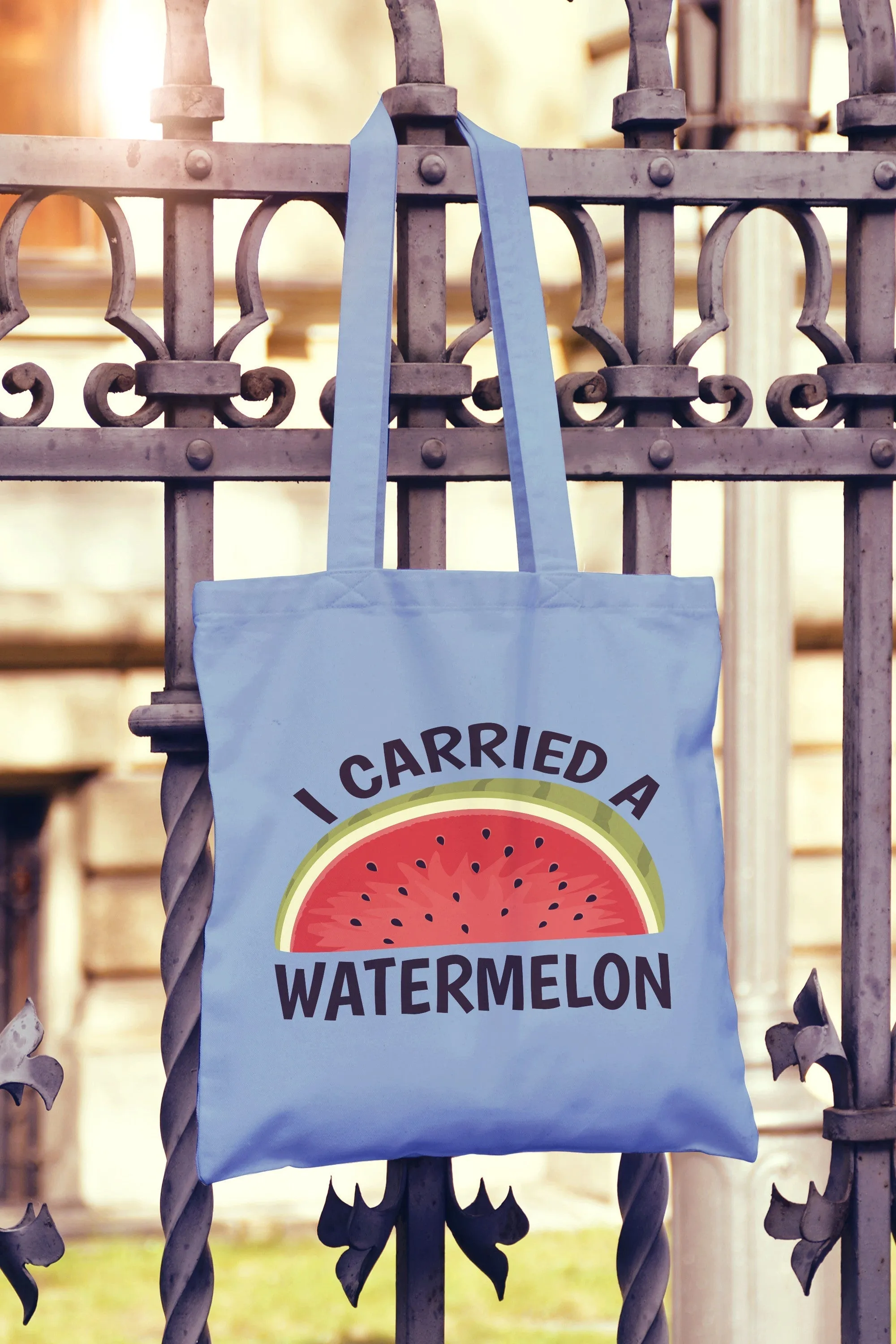I Carried A Watermelon Tote Bag