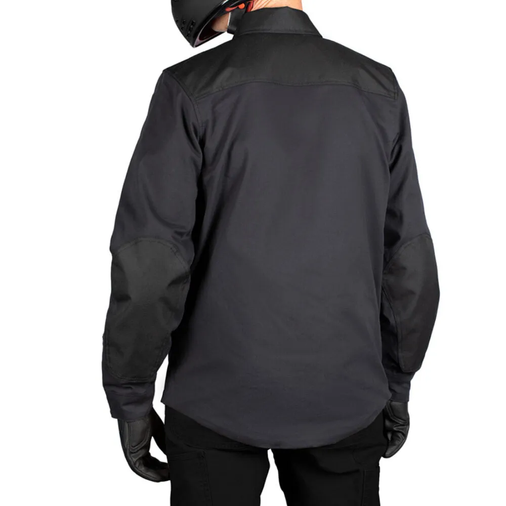 ICON Upstate Canvas CE Jacket - Black