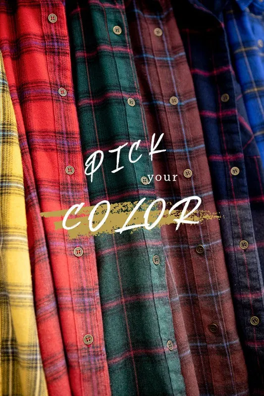 If You Say So Plaid Top