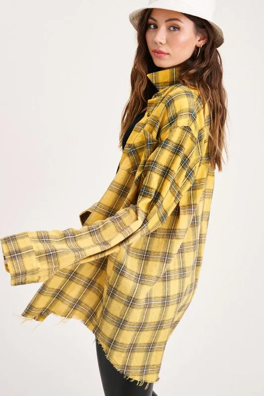 If You Say So Plaid Top