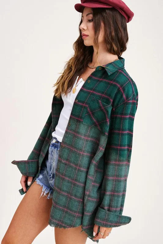 If You Say So Plaid Top