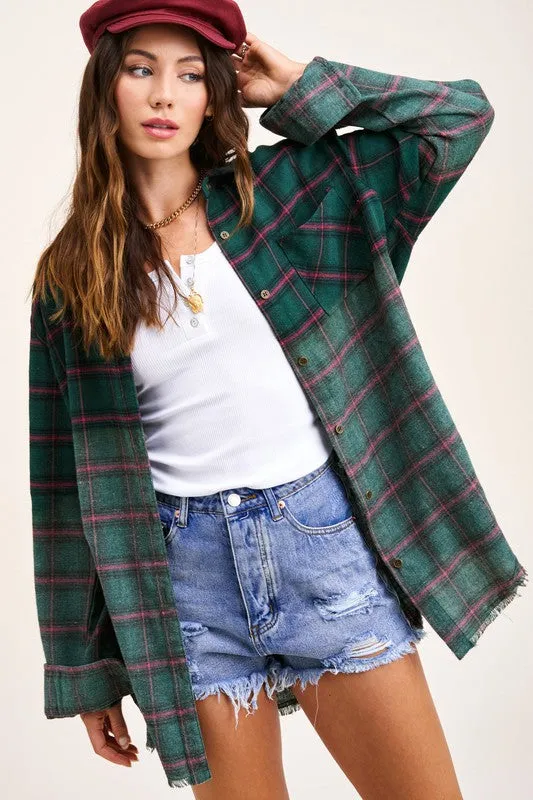 If You Say So Plaid Top