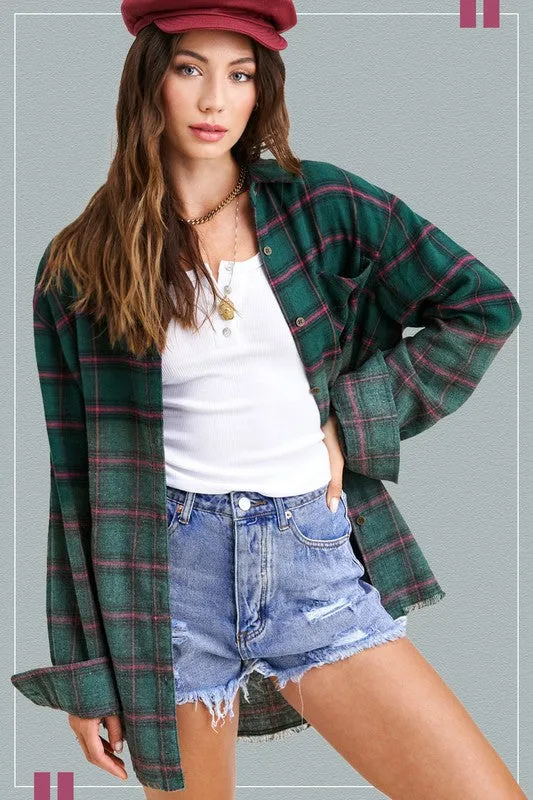 If You Say So Plaid Top