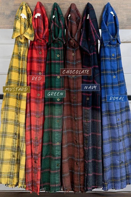 If You Say So Plaid Top