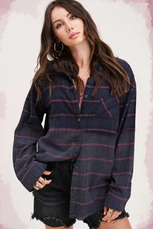 If You Say So Plaid Top