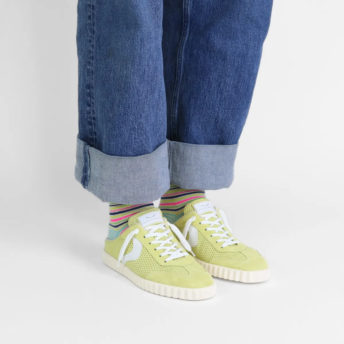 Ines Mule Suede Straw