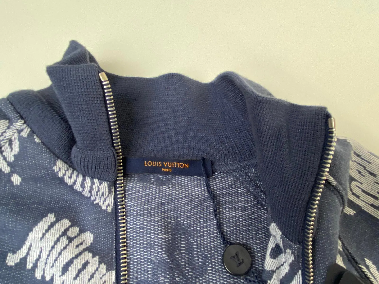 Jacquard Cities Half Zip Sweater