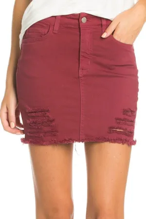 Jeans mini skirts vintage denim western style