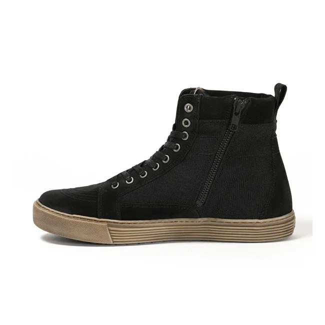 JOHN DOE MOTORCYCLE SNEAKERS NEO BLACK/ BROWN