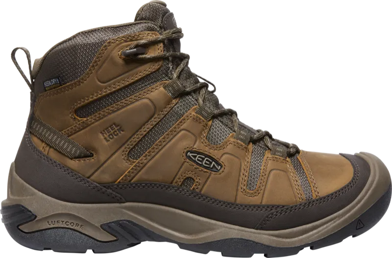 Keen Men's Circadia Mid WP - 1026769 - Bison/Brindle