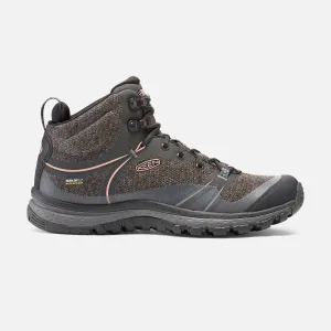 Keen Terradora Mid WP, Women's Waterproof Trail-running Shoe, Raven/Rose Dawn