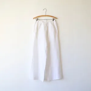 Khadi and Co. Linen Pants - White