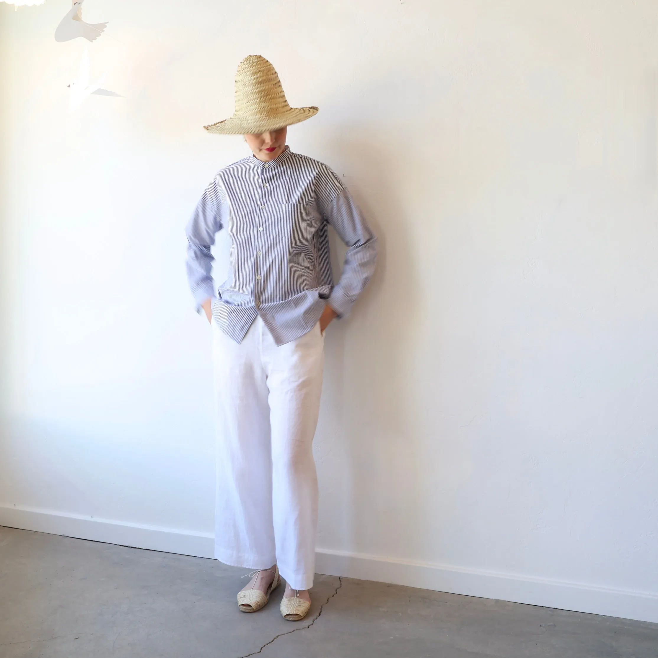 Khadi and Co. Linen Pants - White